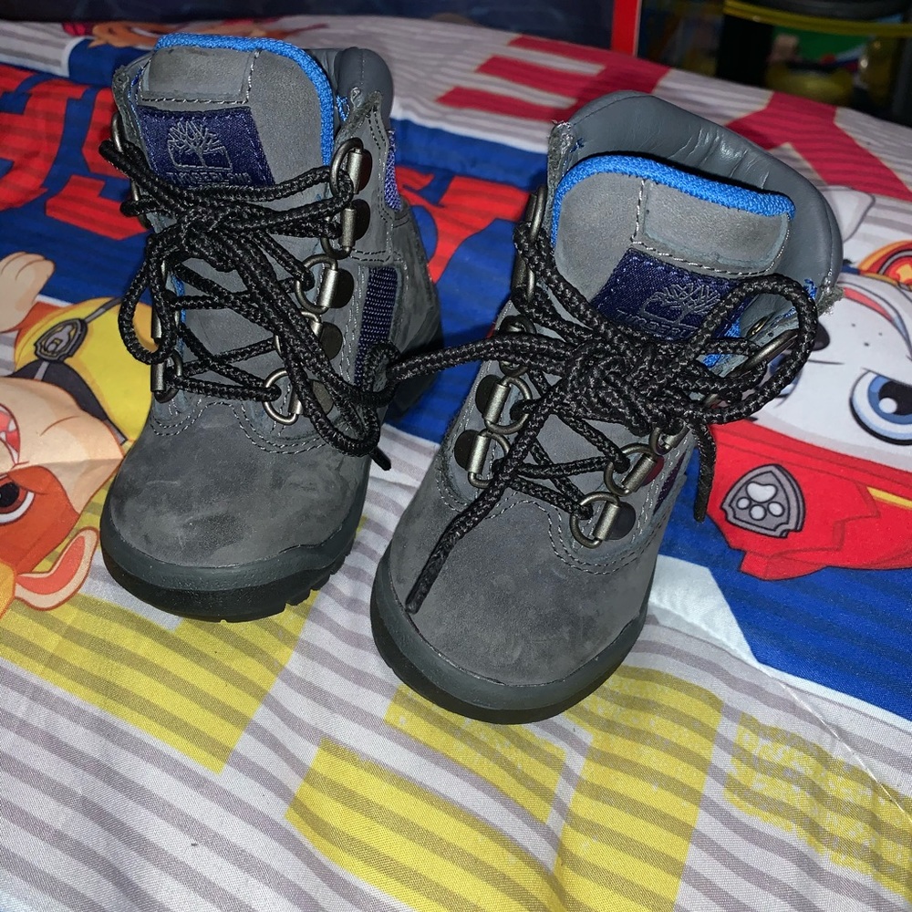 Blue timberlands unisex